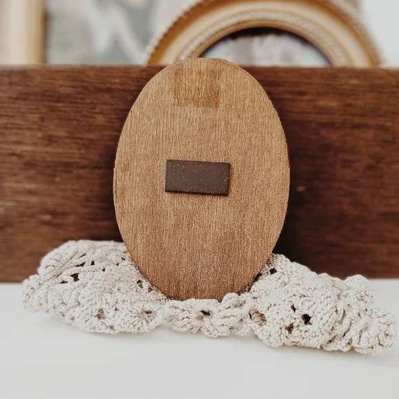 Handmade Wooden Owl Carved Plaque - Picture 2 of 2